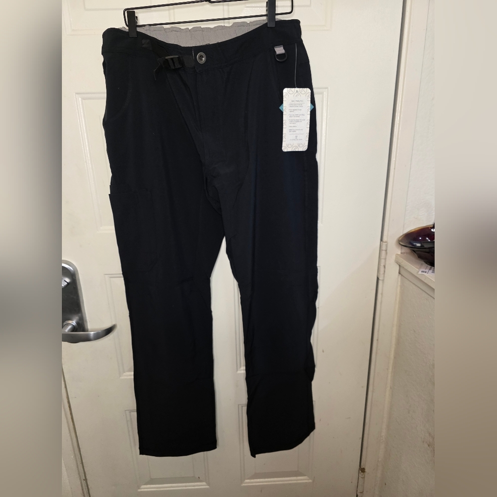 Men's Black Essential‎ Threads Scrub Pants Size XXL